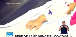 Bebé de 1 año logró vencer al COVID-19 en Iquitos