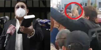 Richard Swing regala billetes entre transeúntes tras salir del Congreso