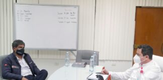 Gobernador y ministro de Vivienda articulan esfuerzos para proyectos de saneamiento