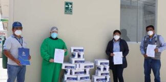 Fospibay entregó 5 mil pruebas rápidas y equipos médicos para atención de casos covid-19