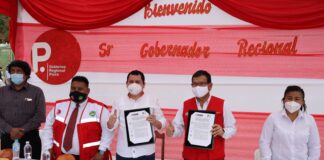 Gobernador firma convenio con Minagri en beneficio de más de 10 000 ganaderos