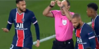 La furia de Neymar por el VAR que repitió el penal a favor del Manchester United