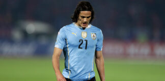 Edinson Cavani quedó fuera de la lista de Uruguay para las Eliminatorias Qatar 2022