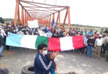 Cuestionan protesta y bloqueo de puentes sin respetar distanciamiento social y toque de queda