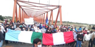 Cuestionan protesta y bloqueo de puentes sin respetar distanciamiento social y toque de queda