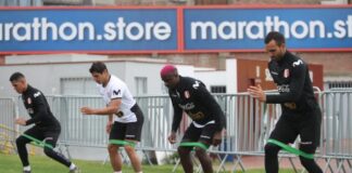 Perú inició sus entrenamientos con miras al partido ante Chile