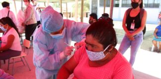 Grupos vulnerables de caserío san pablo son atendidos en jornada sanitaria realizada por el gore