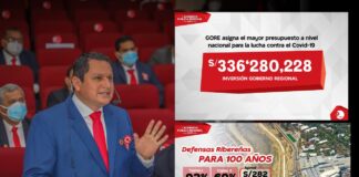 Gobernador presenta importantes avances de desarrollo para la región Piura
