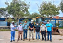 Alcalde Darwin García da inicio a la obra de rehabilitación de la infraestructura en la Institución Educativa Micaela Bastidas