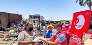 Gore lleva ayuda humanitaria y programa «médico a tu casa» a familias damnificadas de incendio