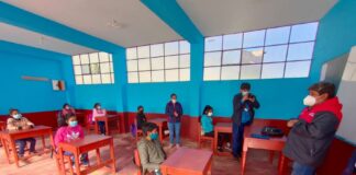 Colegios se alistan para el retorno a clases presenciales