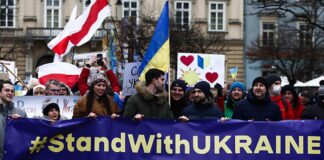 Solidaridad con Ucrania en las calles de todo el mundo