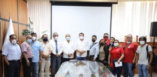 GORE y dirigentes de Fenutssa buscan solución a demandas