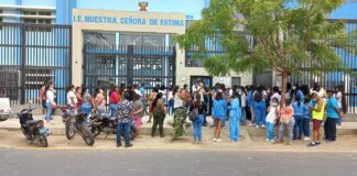 Padres de familia de la I.E Fátima exigen regreso a la presencialidad