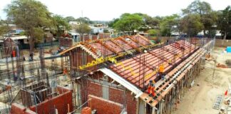 Veintiséis de Octubre: Gore avanza a buen ritmo la construcción de colegio Nuestra Señora del Carmen
