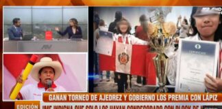 Niños peruanos ganan campeonato internacional de ajedrez y gobierno los premia con lápiz y cuaderno