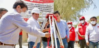 Gobernador da inicio a la construcción de dos Polideportivos para Virgen la Paz y Villa California, en Castilla