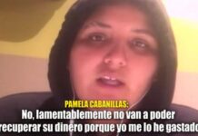 Pamela Cabanillas advierte que no devolverá “ni un sol” a sus víctimas