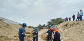 Enosa interviene conexiones clandestinas y retira más de 900 metros de cable conductor en VDO
