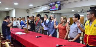 Alcalde de Piura y autoridades juramentan como miembros del COPROSEC