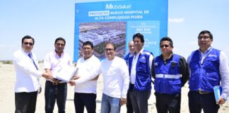 Alcalde Madrid entrega a EsSalud expediente técnico de los accesos del Hospital de Alta Complejidad