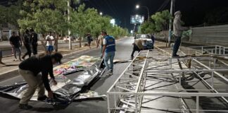 Municipalidad de Piura retira más paneles publicitarios sin autorización en la ciudad