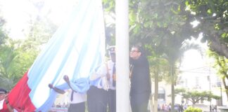 Reanudan ceremonias dominicales de izamiento del Pabellón Nacional y Bandera de Piura