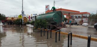 Maquinaria municipal continúa trabajando en zonas afectadas por lluvia