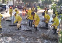 Municipalidad de Piura desagua aniegos formados por las lluvias