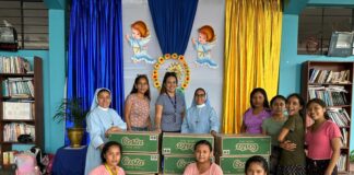 Comité de damas y sociedad de beneficencia de Piura llevan donaciones a Los Hogares María Inmaculada y Madre del Redentor