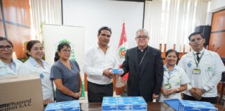 Arzobispado de Piura entrega importante donación de medicamentos para tratamiento del dengue