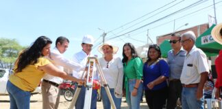 Más de 24 mil pobladores se beneficiarán con obra de pavimentación en Castilla