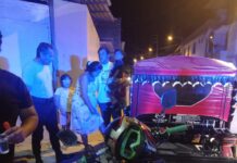 Castilla: Serenos auxilian a gestante que sufrió accidente de tránsito