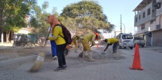 MPP ejecuta operativos de limpieza en avenidas San Martín, Cadalzo, Cáceres y en Urb. Los Jardines