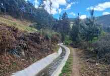 GORE Piura ejecuta obra del canal Chicope para beneficiar a 500 familias de Huancabamba