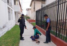 Piura: Serenos desalojan a sujetos que ocupan Parque Infantil y la Unidad Vecinal