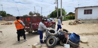 Eliminan criaderos de zancudos en 300 viviendas del centro poblado San Rafael