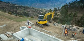 Obra de agua y saneamiento en Juzgara – Huancabamba presenta un 80% de avance