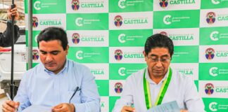 Municipalidad de Castilla firma convenio con Gore Piura para ejecutar proyecto de pistas y veredas de Tacalá