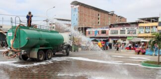 Municipalidad Provincial de Piura recupera y ejecuta limpieza en el Jr. Gonzalo Farfán y Boulevard del complejo de mercado