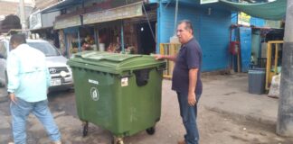 La MPP instaló nuevos contenedores de residuos en Complejo de Mercados de Piura