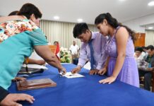 Un total de 30 parejas dan el sí en el último matrimonio comunitario organizado por la MPP