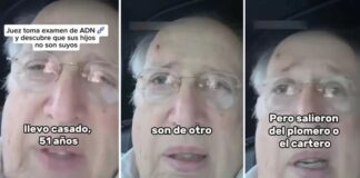 Viral: hombre se entera que sus dos hijos no son suyos tras 51 años de casado