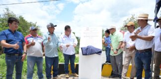 Agricultores y pobladores de Guaraguos Bajo y Cerro de Loros se benefician con dos puentes inaugurados por el alcalde Gabriel Madrid Orue