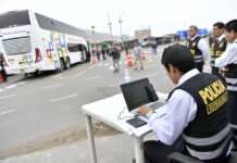 Policía anuncia control de buses en Lima por marchas en Fiestas Patrias