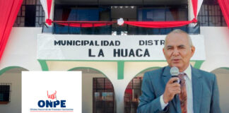 ONPE admite trámite revocatoria contra alcalde de La Huaca