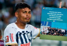 De Santis se despide emotivamente de Alianza Lima