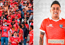 Hinchas del Cienciano protestan por ausencia de Christian Cueva en partido contra Melgar