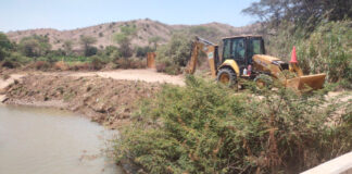 PECHP retira gran cantidad de vegetación de los alrededores de canal Miguel Checa en Sullana