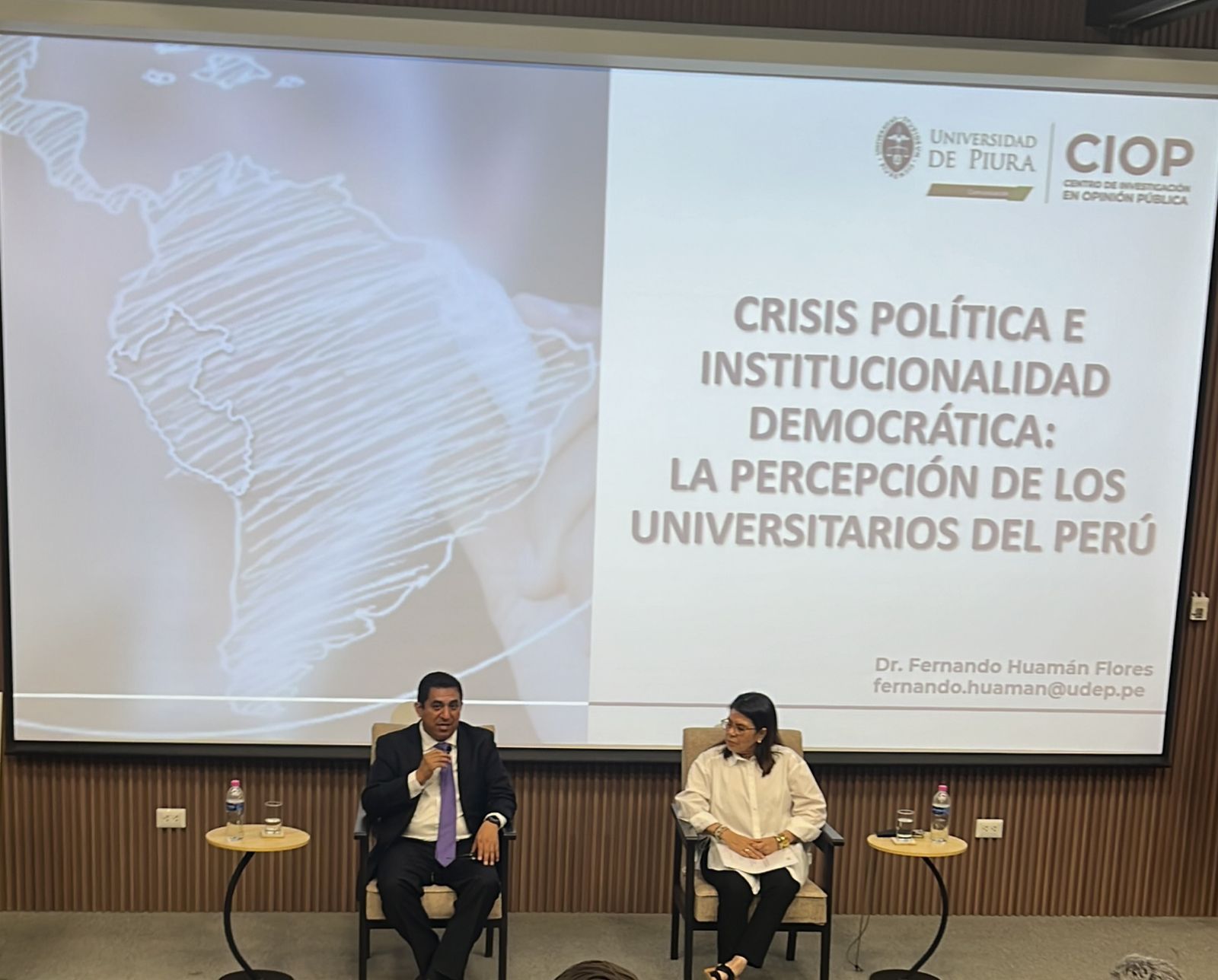 UDEP presenta encuesta nacional sobre percepción de la institucionalidad democrática